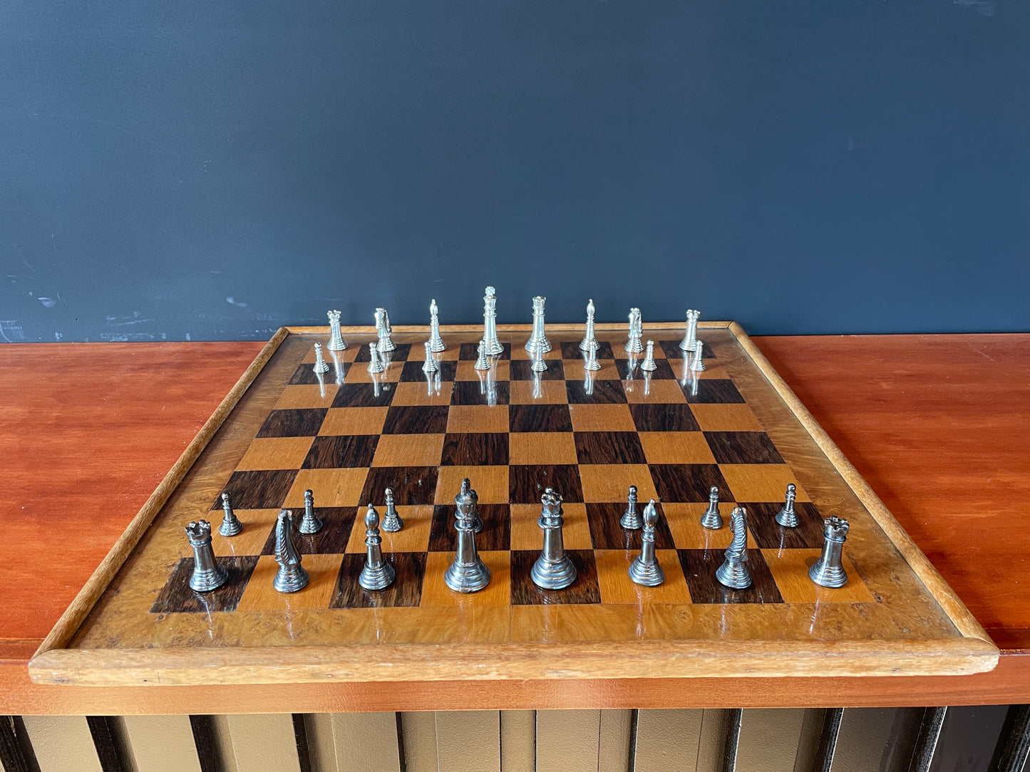 Solid Silver Chess Set