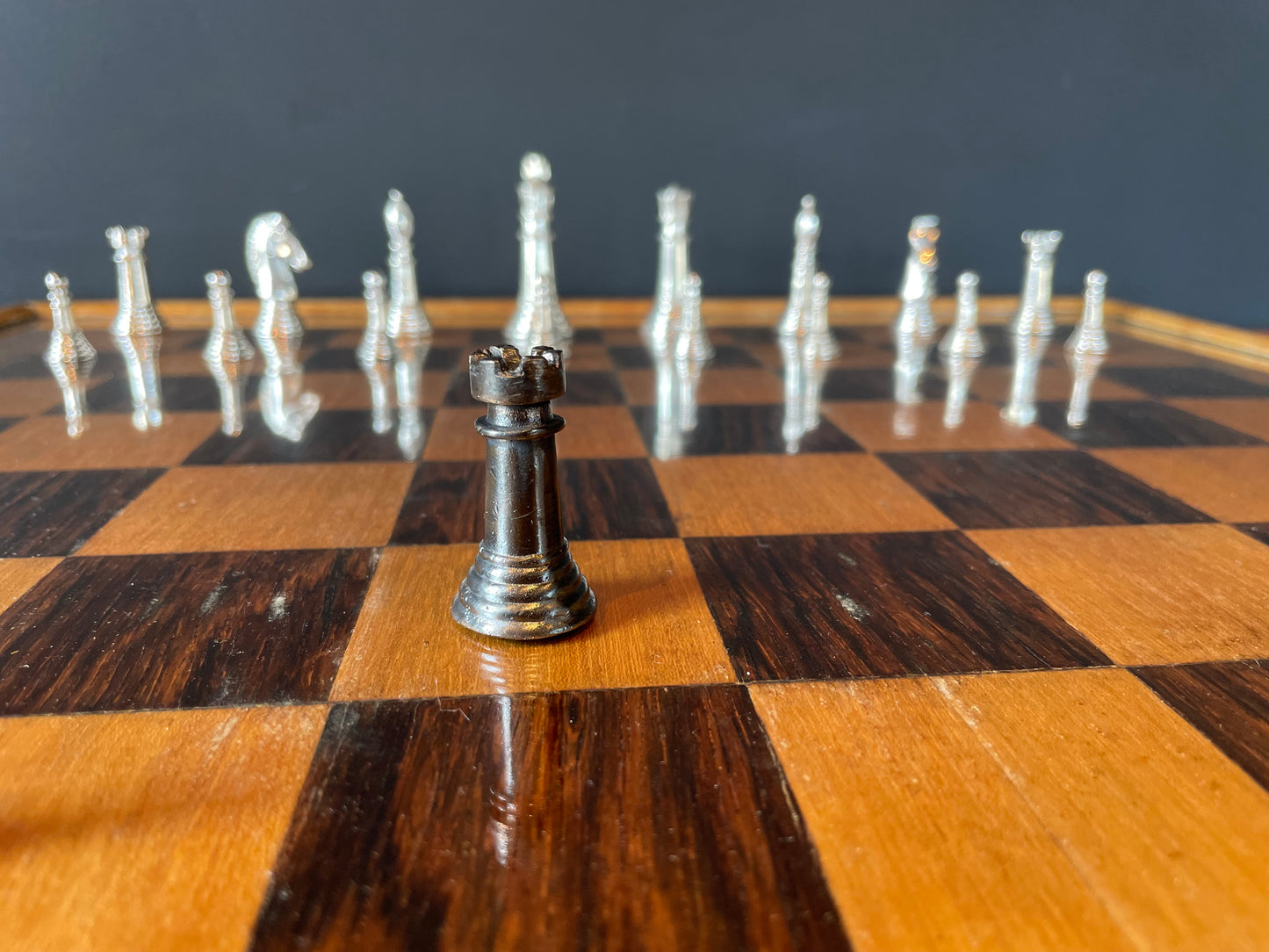 Solid Silver Chess Set