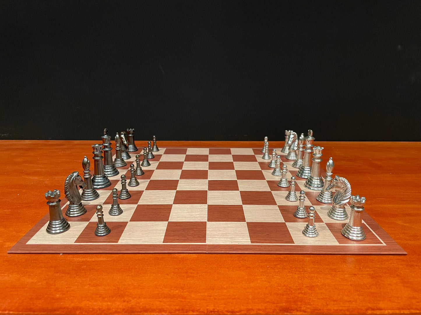 Solid Silver Chess Set