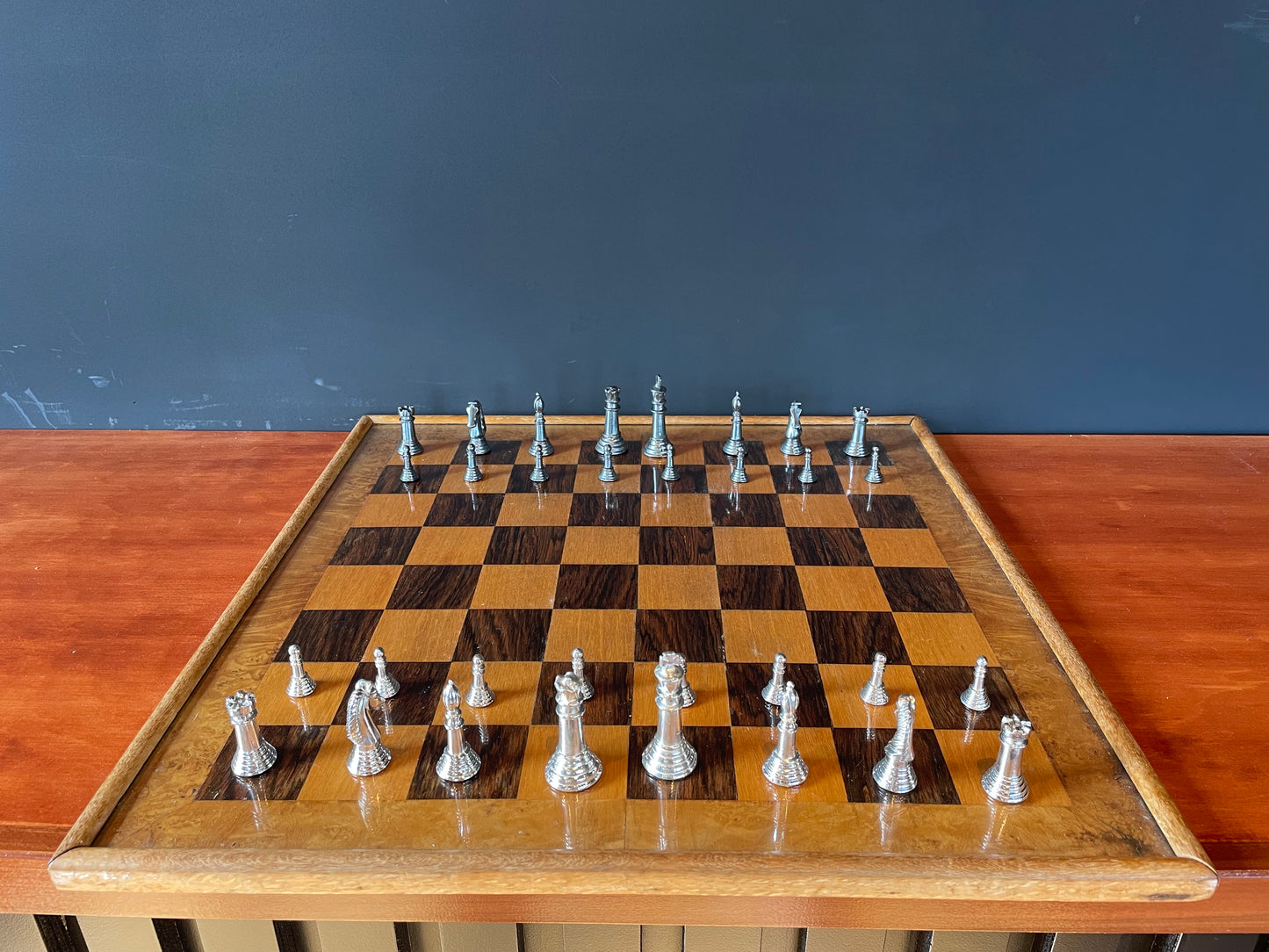 Solid Silver Chess Set