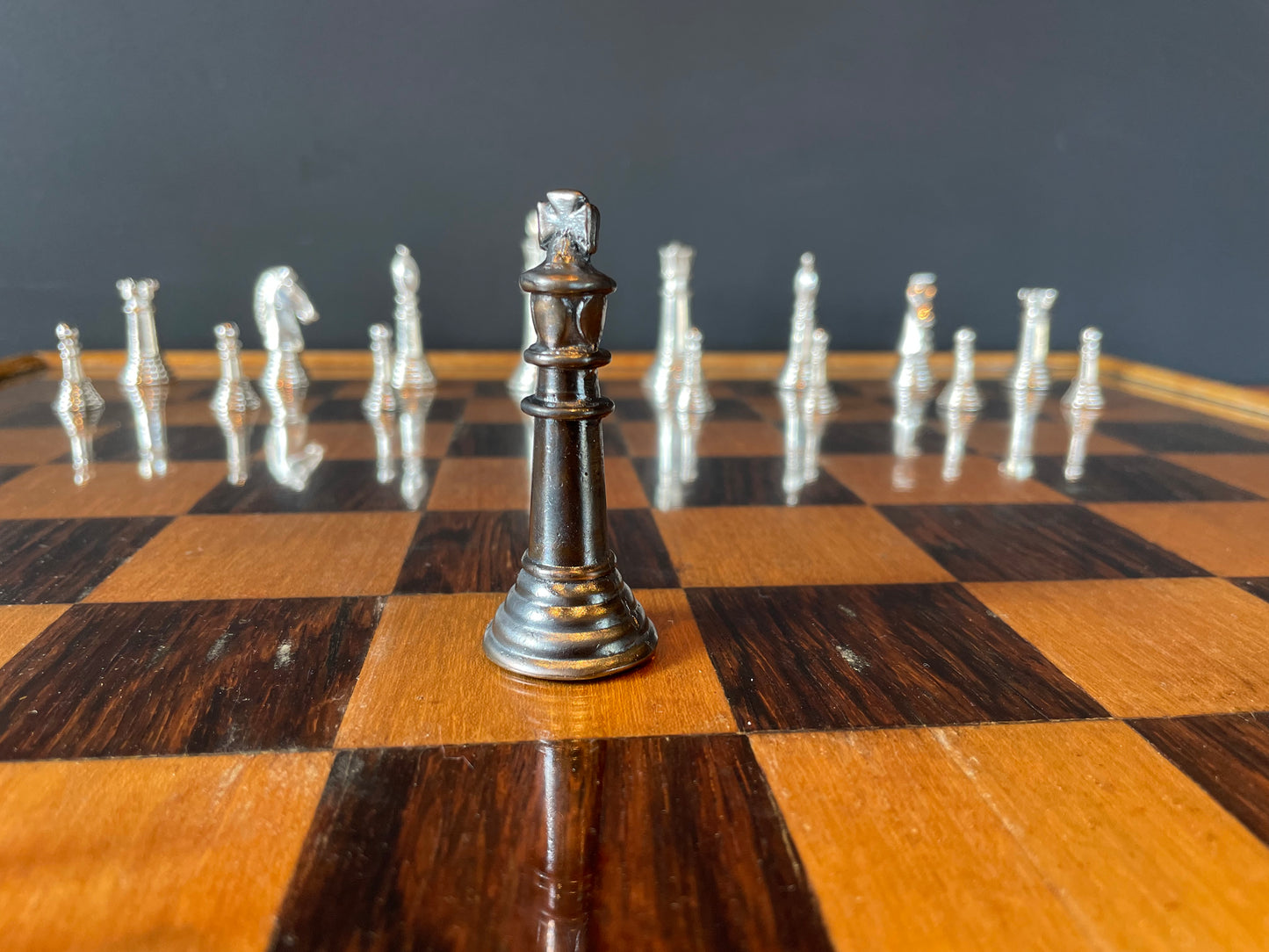 Solid Silver Chess Set