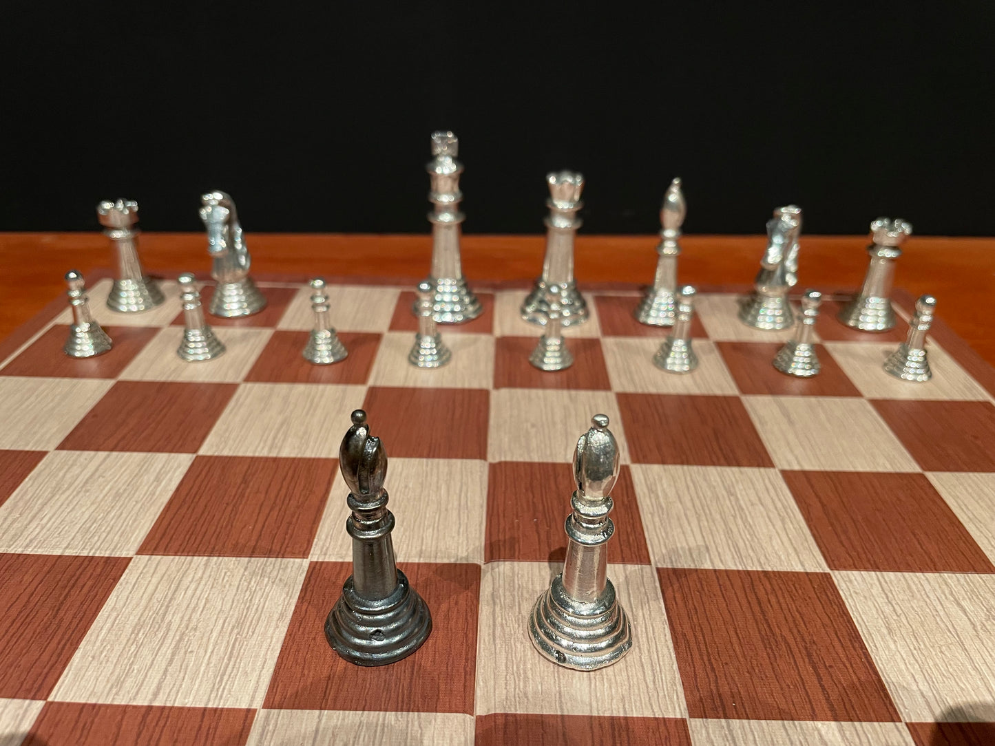 Solid Silver Individual chess pieces