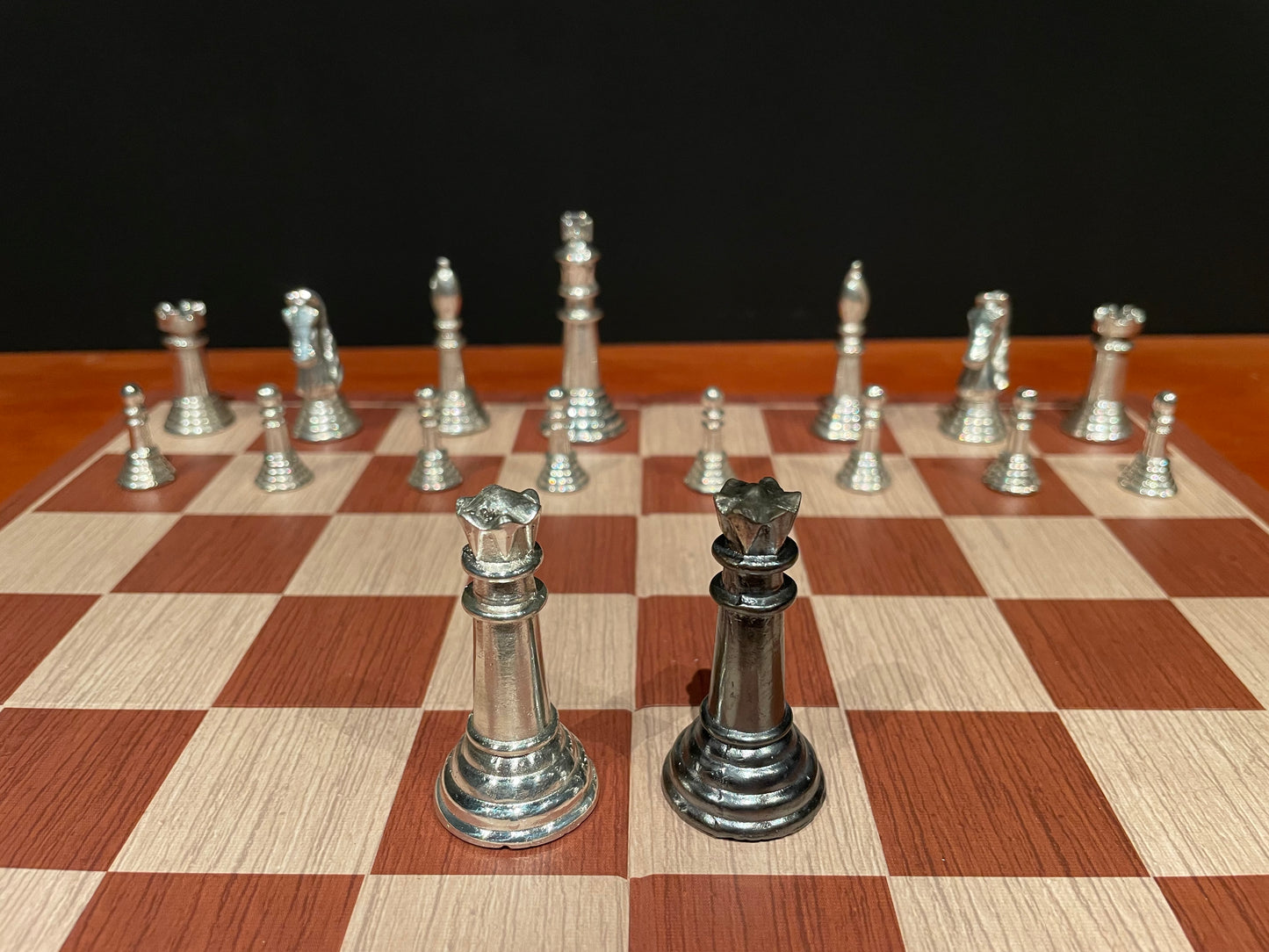 Solid Silver Individual chess pieces