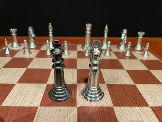 Solid Silver Individual chess pieces