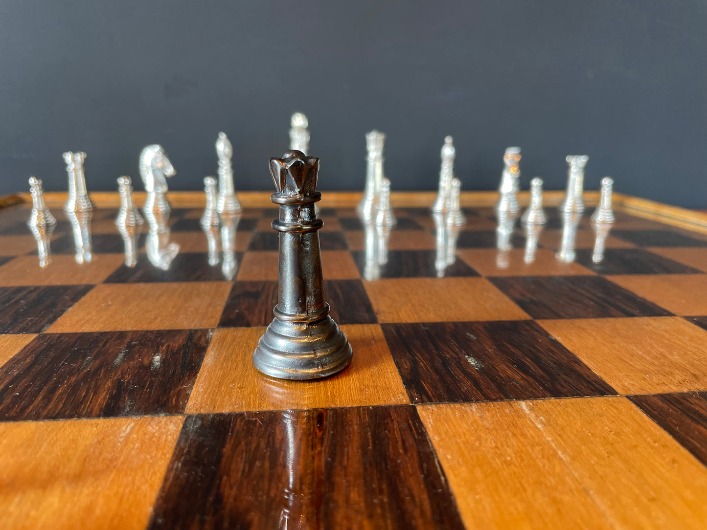 Solid Silver Chess Set